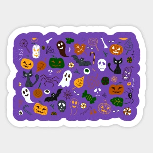 Halloween Funny Pattern Sticker